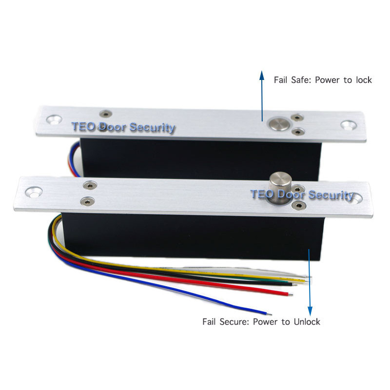 Serrure magnétique à verrouillage électrique à 5 fils avec minuterie DC12V